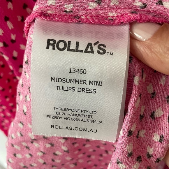 Rolla's Pink Midsummer Mini Tulips Midi Dress - Picture 10 of 15